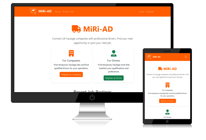 MiRi-AD - Website designed by Steony
